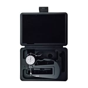 Mitutoyo 0 - 20 mm Dial Indicator Deep Throat Type Thickness Gauge (Ceramic Contact Elements), 7323A