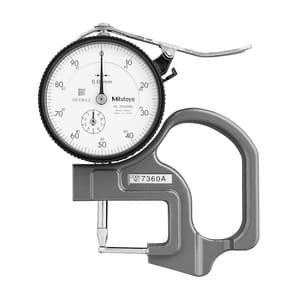 Mitutoyo 0 - 10 mm Dial Indicator Tube Thickness Gauge, 7360A