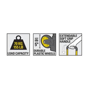 Stanley 70 Kg Load Capacity Folding Hand Truck, SXWT-FT580-SP