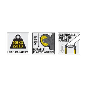 Stanley 90 Kg Load Capacity Folding Hand Truck, SXWT-FT582-SP