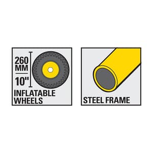 Stanley 250 Kg Load Capacity Steel Hand Truck, SXWT-HT524