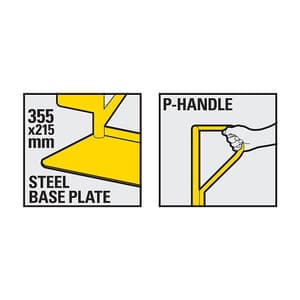 Stanley 200 Kg Load Capacity P-Handle Steel Hand Truck, SXWT-HT537