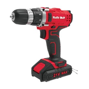 Ralli Wolf 21V / 15 mm Cordless Drill Driver with 2 Pcs Batteries, RCD21V