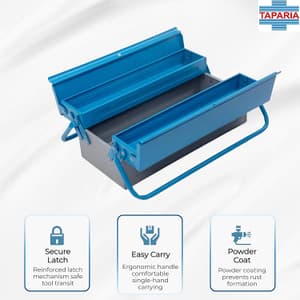 Taparia 3 Compartments Cantilever Tool Box, CTB 2103
