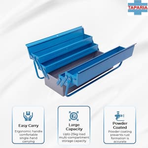 Taparia 5 Compartments Cantilever Tool Box, CTB 2105