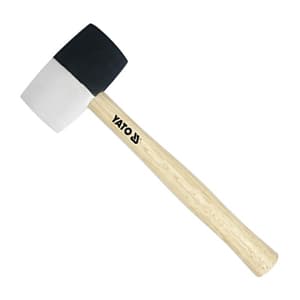Yato 980 Gms Rubber Mallet With Wooden Handle, YT-4605