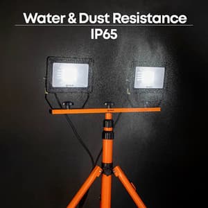 Groz 4200 Lumens AC Powered Site Lamp with Tripod, LED-612
