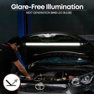 Groz 5000 Lumens Glare Free High Intensity Underhood Light, LED-353