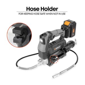 Groz 10000 PSI / 20V Li-ion Battery Powered Grease Gun, BGG/20-4/L1/EU