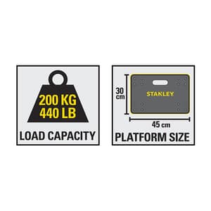 Stanley 200 Kg Load Capacity Plywood Moving Dolly (Small), SXWT-MS572-SP