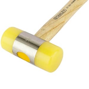 Stanley 45 mm Mallet Size, Soft Faced Hammers With Wood Handle, 57-057