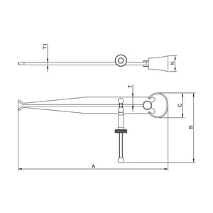 Taparia 200 mm / 8 inch Inside Caliper, CI 8