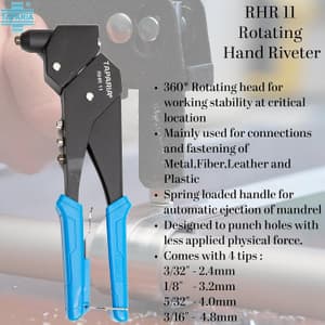 Taparia 360 Degree Rotating Hand Riveter, RHR 11