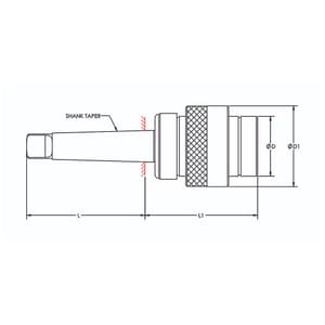 Tooltech MT2 Quick Change Chuck, Q.C.C.MT-2