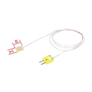 Insize -40°C ~ 200°C K-type Tuflon wire Surface Thermocouple (Self-Adhesive Sensor), 0760-SK04