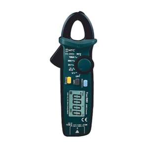 HTC 1999 Count / 100A AC/DC TRMS Mini Clamp Meter with Backlight, CL-2053