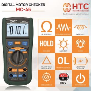 HTC 1000V / 2000M Ohm Digital Motor Checker, MC-45