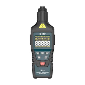 HTC 1.0 - 99999 RPM Contact / Non-Contact Digital Tachometer, TM-702