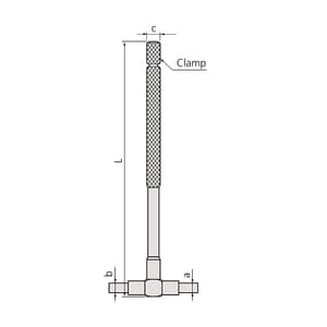 Mitutoyo 0.313 - 0.5 inch Telescopic Gauge, 155-121