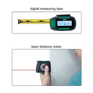 Insize 5 Mtr Digital Measuring Bluetooth Tape with 40 Mtr Laser Distance Meter, 9563-C40