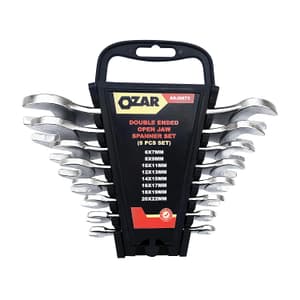 Ozar Double Ended Open Jaw Spanner (Set of 12 Pcs), ASJ-8875
