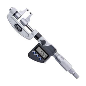 Mitutoyo 0 - 25 mm Digital Caliper Type Micrometer, 343-250-30