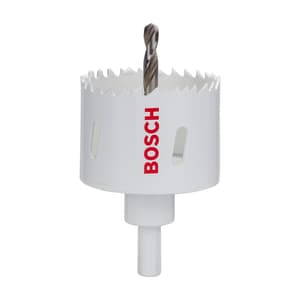 Bosch 60 mm HSS Bi-Metal Holesaw with Adaptor, 2 609 255 611
