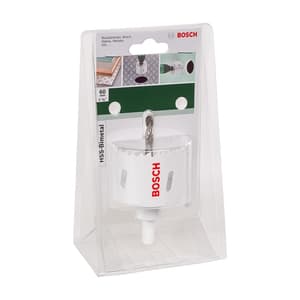 Bosch 60 mm HSS Bi-Metal Holesaw with Adaptor, 2 609 255 611