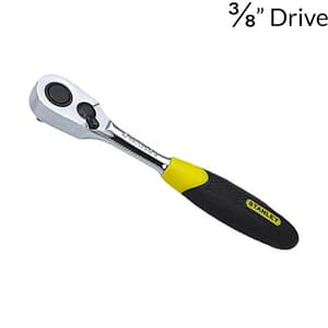 Stanley 3/8 Inch Sq. Drive NP7 Pear Head Ratchet, 1-93-637