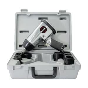 Sumake 677 Nm 3/8 Inch Twin Hammer Air Impact Wrench Kit (Pack of 14 Pcs), ST-5560K
