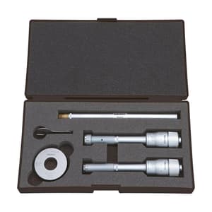 Mitutoyo 12-20 mm Type II Three Point Holtest Internal Micrometer Set with Extension Rod (Pack of 8 Pcs), 368-991