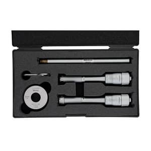 Mitutoyo 0.5 - 0.8 inch Type II Three Point Holtest Internal Micrometer Set with Extension Rod (Pack of 8 Pcs), 368-995