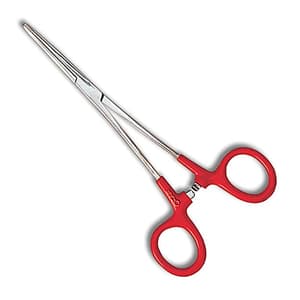 Ozar 125 mm Forcep Straight With Plastic Coated Handle, ACT-1010