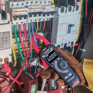 Metravi 6000 Count / 1000A Digital TRMS AC Clamp Meter With IR Thermometer, PRO IRC-600