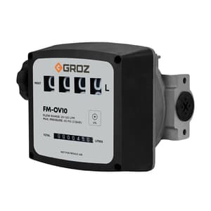 Groz 120 LPM Mechanical Oval Gear Fuel Meter, FM-OV10