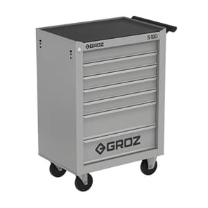 Groz 27 Inch / 7 Drawer Rolling Tool Cabinet (S10D Series), RTC/27-10D/1/GRZ