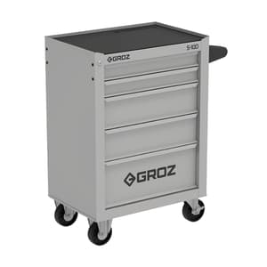 Groz 27 Inch / 5 Drawer Rolling Tool Cabinet (S10D Series), RTC/27-10D/2/GRZ
