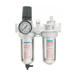 Sumake 2000 LPM Air Filter, Regulator Combination & Lubricator, SA-2324