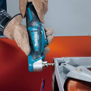 Makita 10.8V Li-Ion 10 mm (3/8") Cordless Angle Drill with Charger & 2 Pcs 1.3Ah Batteries, DA330DWE