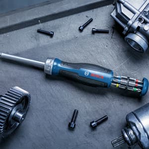 Bosch 12 Pcs Bit Ratchet Screwdriver Set with Magazine, 1 600 A03 9PK