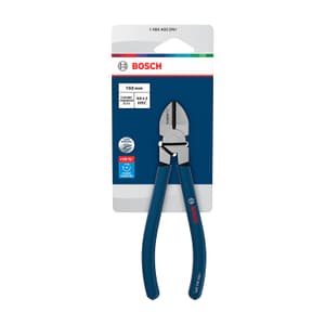Bosch 160 mm / 6 inch Diagonal Side Cutting Plier with Dipped Non-slip Handle, 1 600 A03 DN1