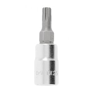 Hogert T45 mm, 1/4 Square Drive Torx Bit Socket, HT1S649