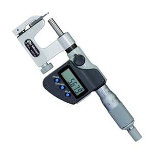 Mitutoyo 0 - 25 mm Interchangeable Anvil Type Digital Uni-mike Micrometer with Ratchet Stop, 317-251-30