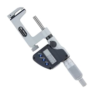 Mitutoyo 25 - 50 mm Interchangeable Anvil Type Digital Uni-mike Micrometer with Ratchet Stop, 317-252-30