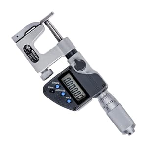 Mitutoyo 0 - 1 inch Interchangeable Anvil Type Digital Uni-mike Micrometer with Friction Thimble, 317-351-30