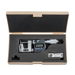 Mitutoyo 0 - 1 inch Interchangeable Anvil Type Digital Uni-mike Micrometer with Friction Thimble, 317-351-30