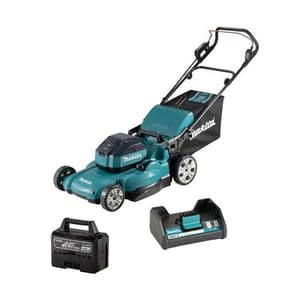 Makita 64Vmax BL 48 cm (18-7/8") 4 in 1 Cordless Lawn Mower with Rapid Charger & 1 Pcs 4.0Ah Battery, LM001JM101