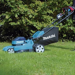 Makita 64Vmax BL 48 cm (18-7/8") 4 in 1 Cordless Lawn Mower with Rapid Charger & 1 Pcs 4.0Ah Battery, LM001JM101