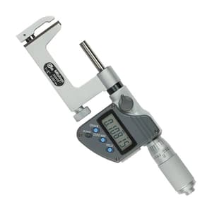 Mitutoyo 1 - 2 inch Interchangeable Anvil Type Digital Uni-mike Micrometer with Friction Thimble, 317-352-30
