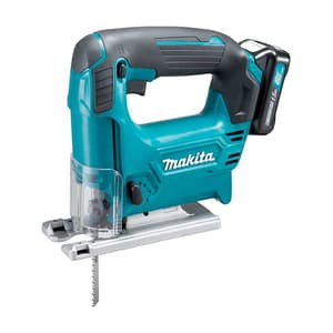 Makita 12V Max CXT 18 mm (11/16") Cordless Top Handle Jig Saw with Charger & 2 Pcs 1.5Ah Batteries, JV101DWYE